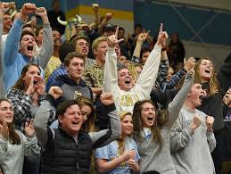 Cheering people